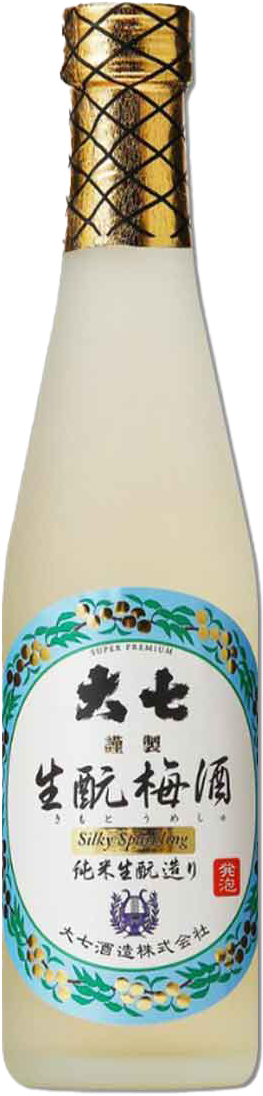 大七酒造 Silky Sparkling 生酛 氣泡梅酒 300ml